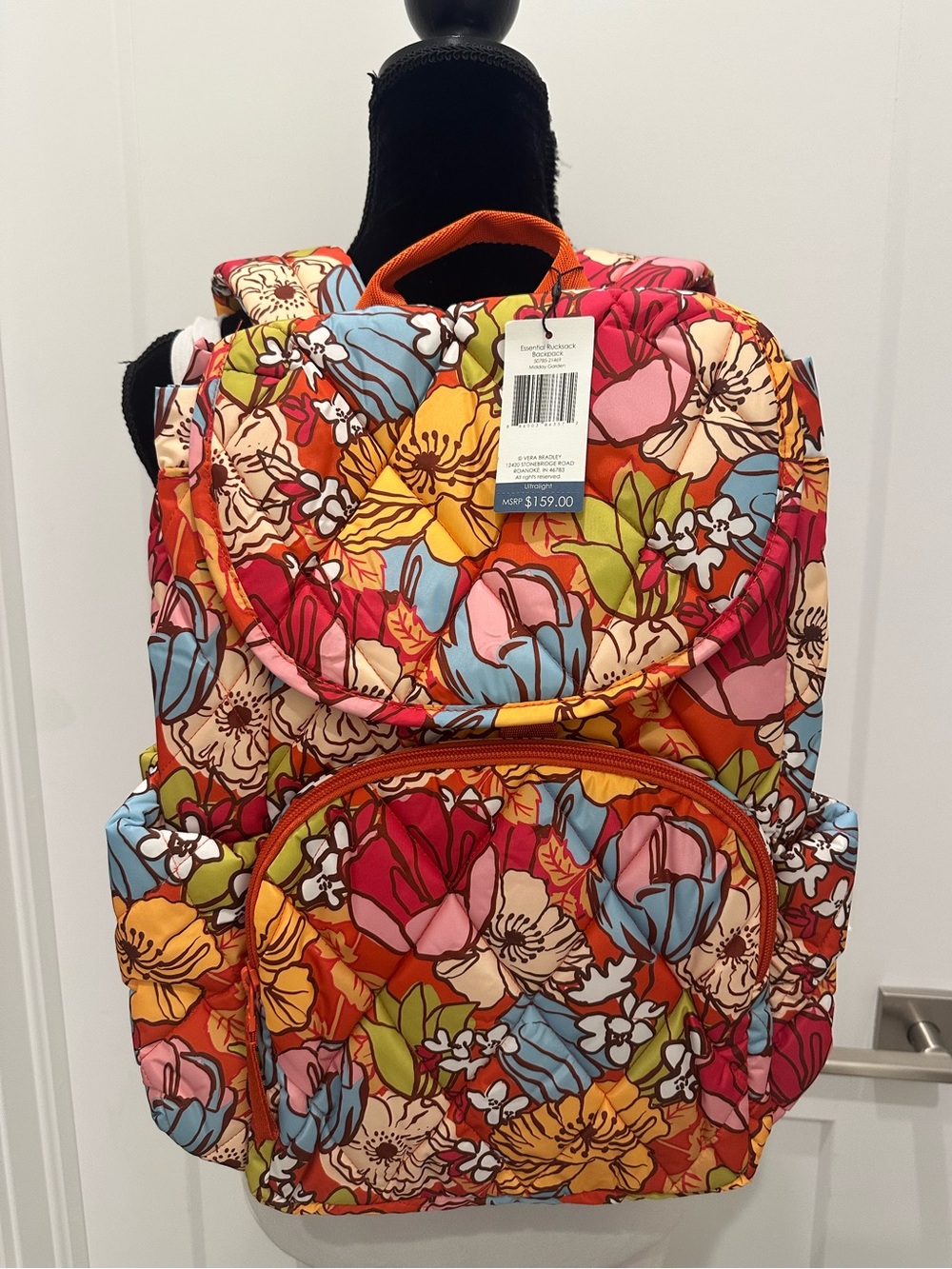 Vera Bradley Ultralight Essential Rucksack Backpack NWT